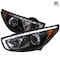 Spec-D Tuning 10-Up Hyundai Tucson Projector Headlight Black Housing 2LHP-TUC10JM-TM - alternate 1